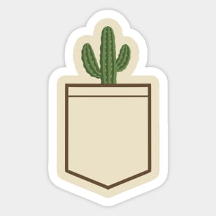 Cactus in Your Pocket Sticker